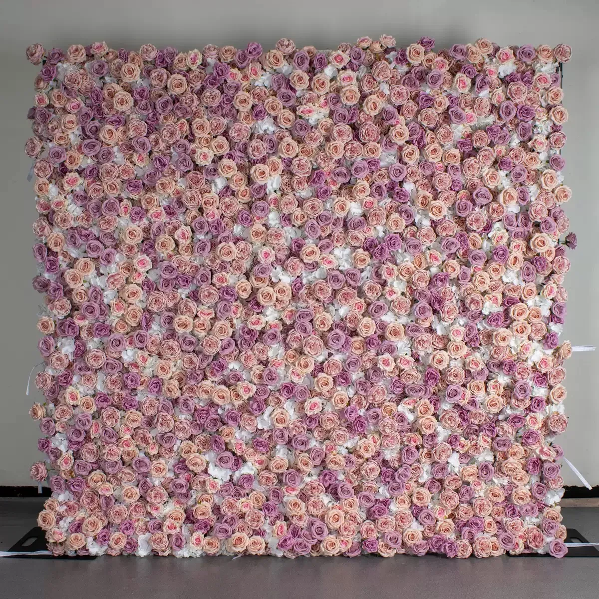 Ybliouke Flower Wall Wall Fabring Rolling Up Curtain Floral Backdrop งานแต่งงานข้อเสนองานแต่งงาน