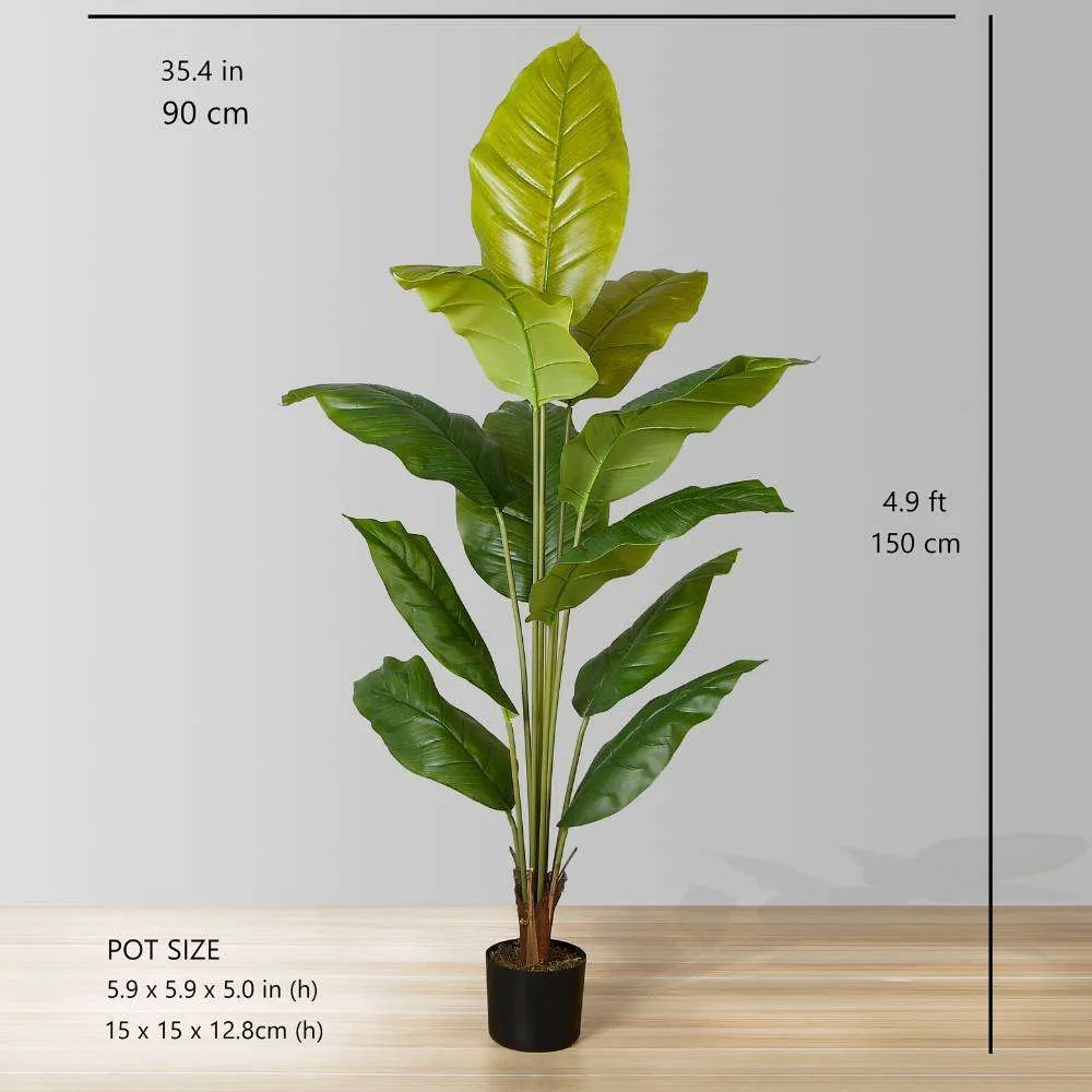โรงงานกระถางใบ Spathiphyllum เทียม (หลายขนาด)