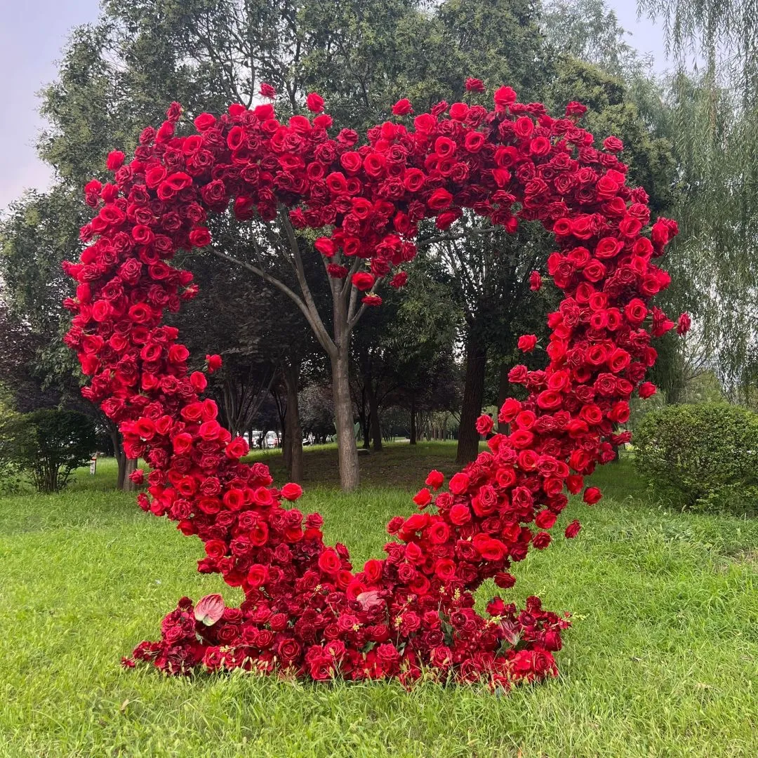 Ybliouke Heart Flower Floral Set ข้อเสนองานแต่งงานงานแต่งงาน